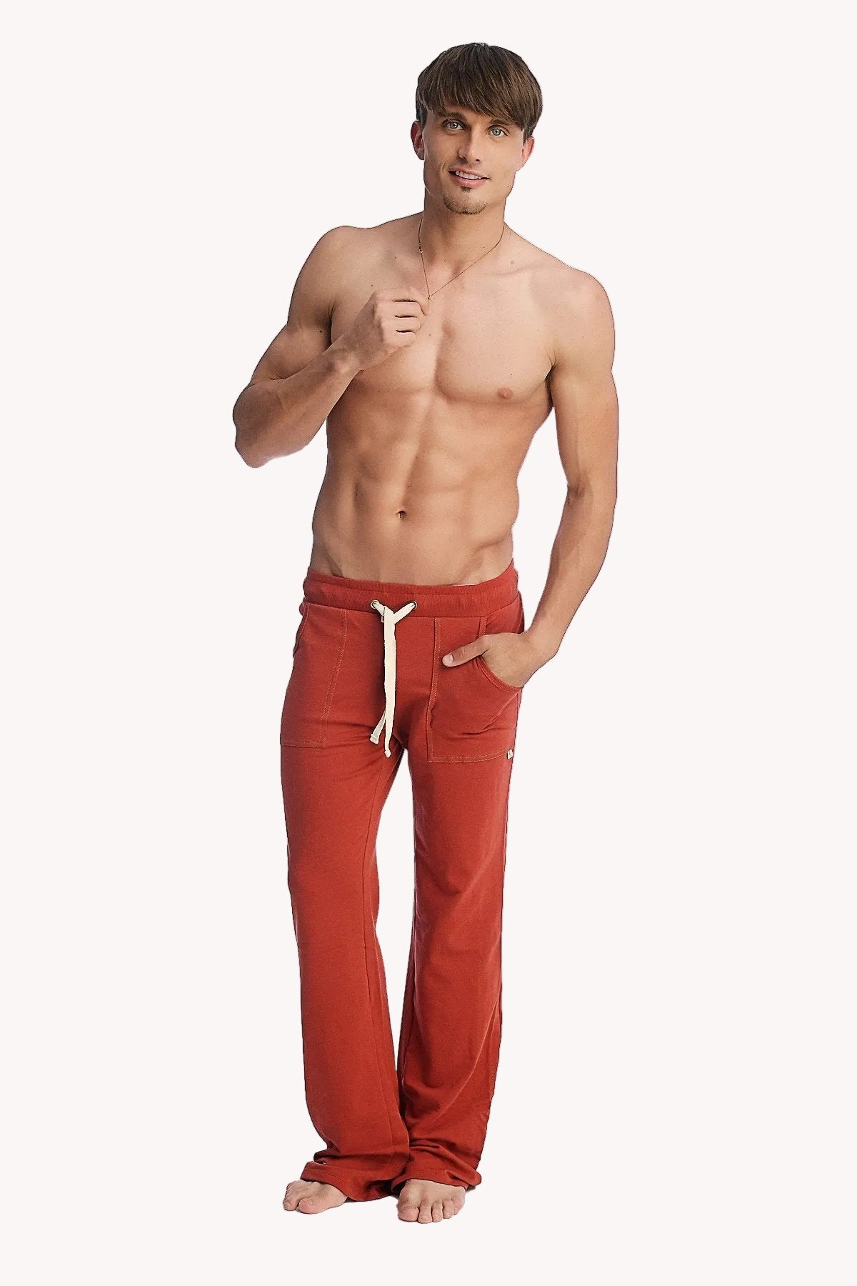 Eco-Track Yoga Sweatpants – Cinnabar
