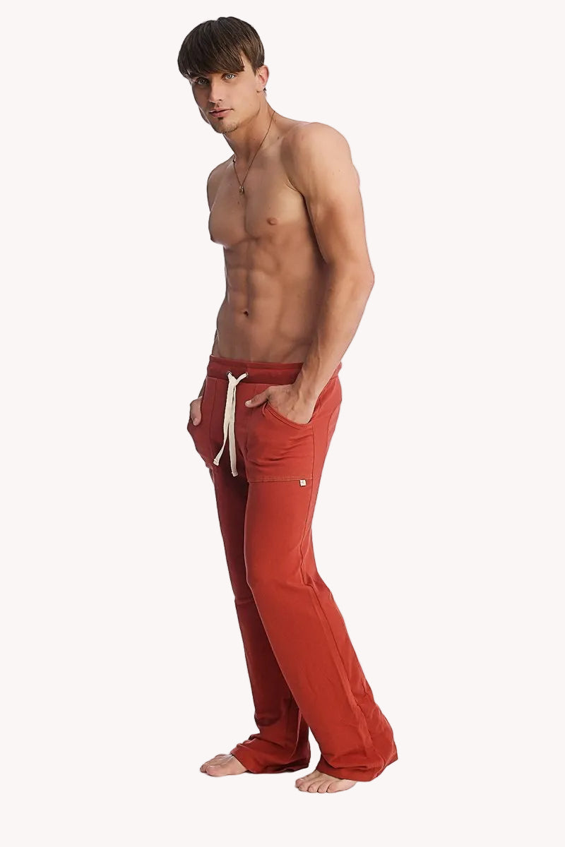 Eco-Track Yoga Sweatpants – Cinnabar