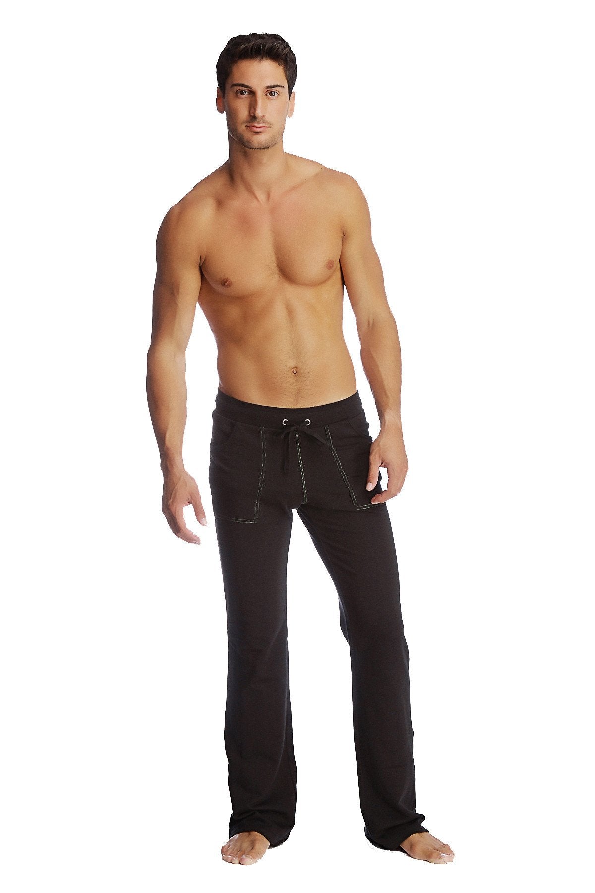 Eco-Track Yoga Sweatpants – Black