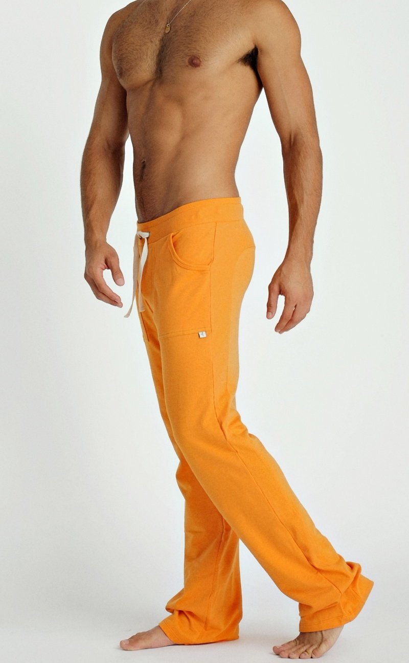 Eco-Track Yoga Sweatpants – Sun Orange