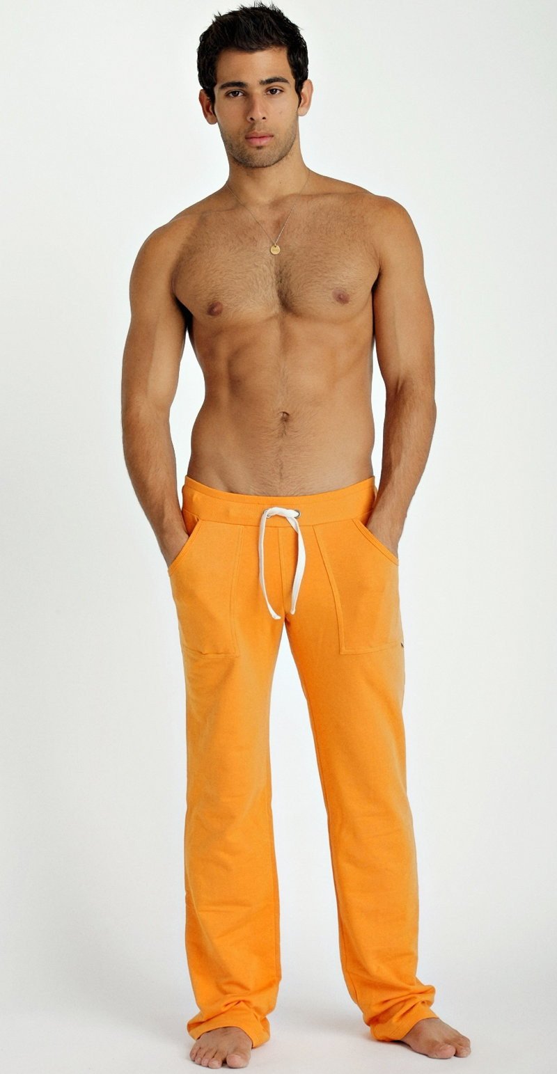 Eco-Track Yoga Sweatpants – Sun Orange