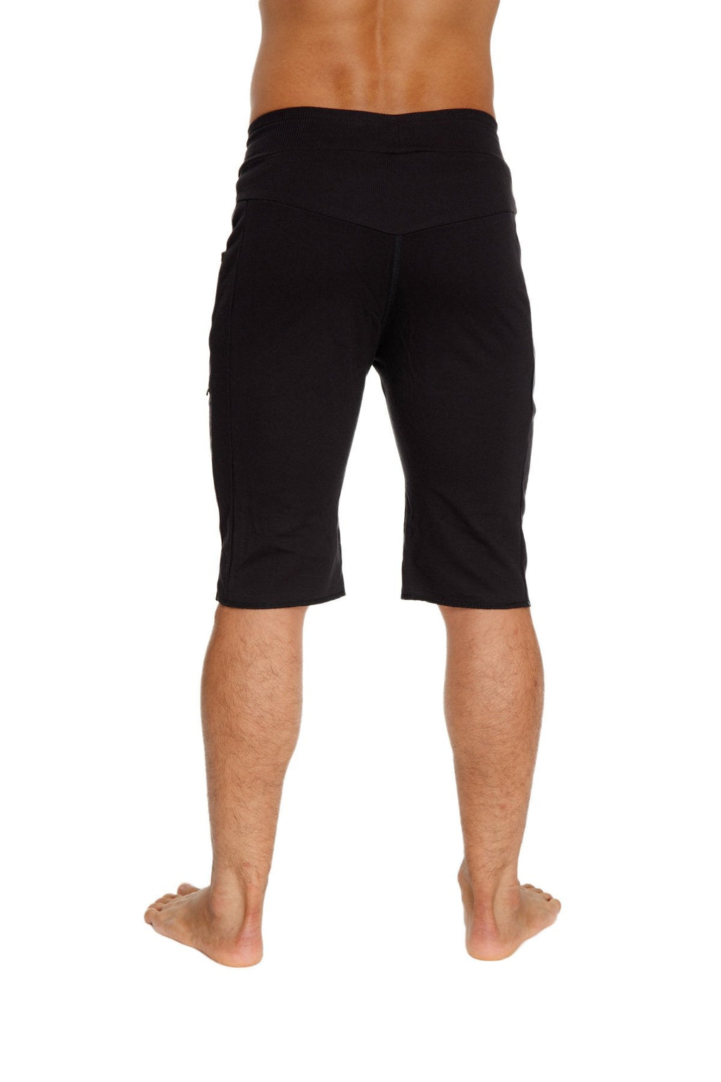 Eco-Track Yoga Shorts – Black