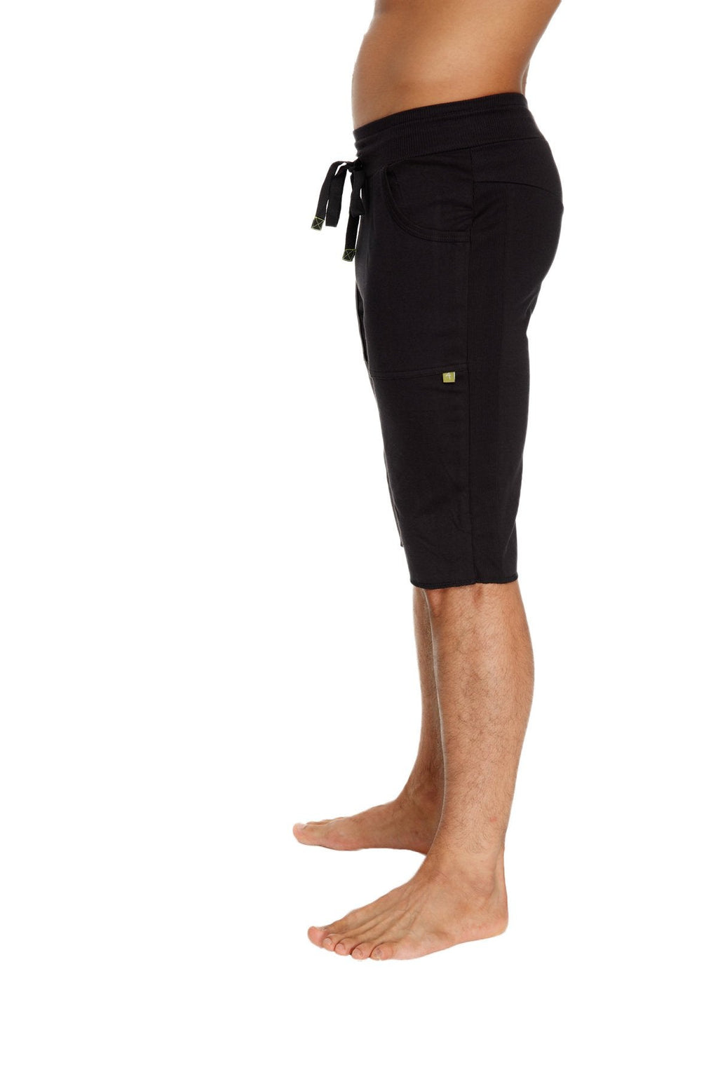 Eco-Track Yoga Shorts – Black