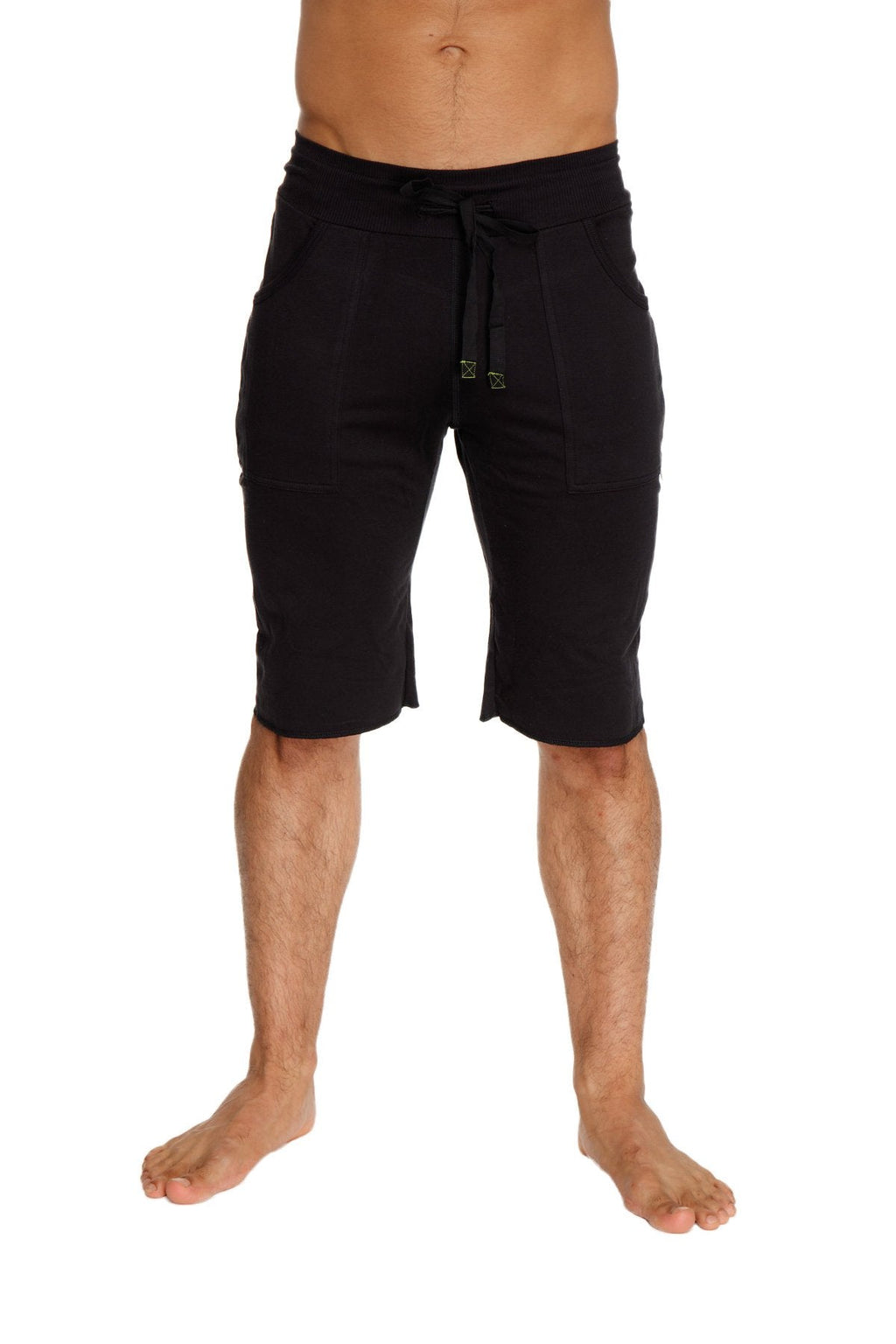 Eco-Track Yoga Shorts – Black