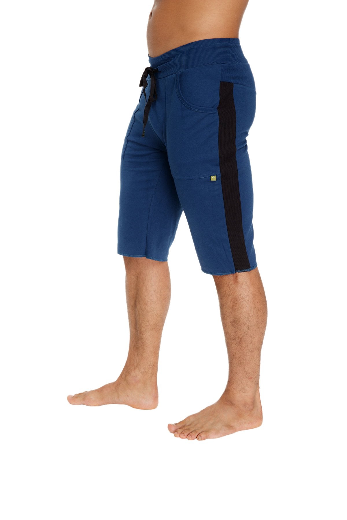 Eco-Track Yoga Shorts – Royal Blue/Black
