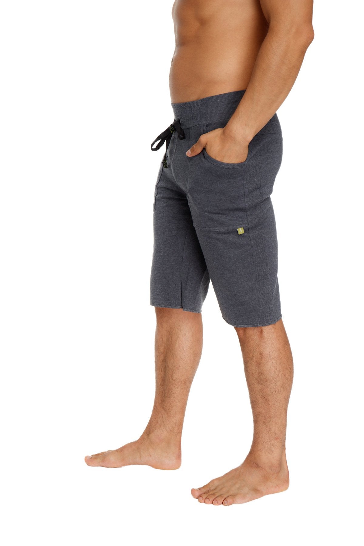 Eco-Track Yoga Shorts – Charcoal