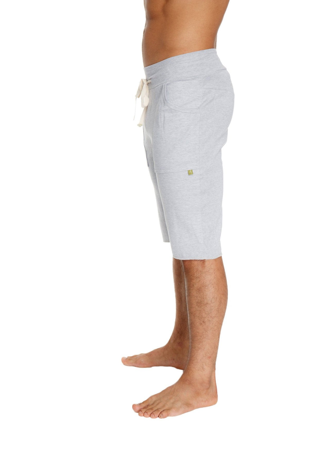 Eco-Track Yoga Shorts – Heather Grey