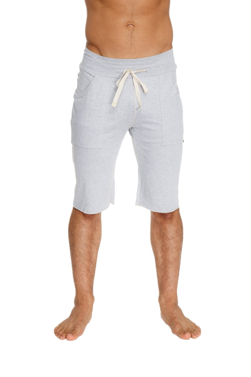 Eco-Track Yoga Shorts – Heather Grey