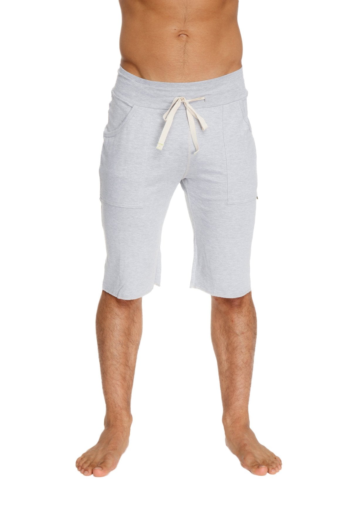 Eco-Track Yoga Shorts – Heather Grey