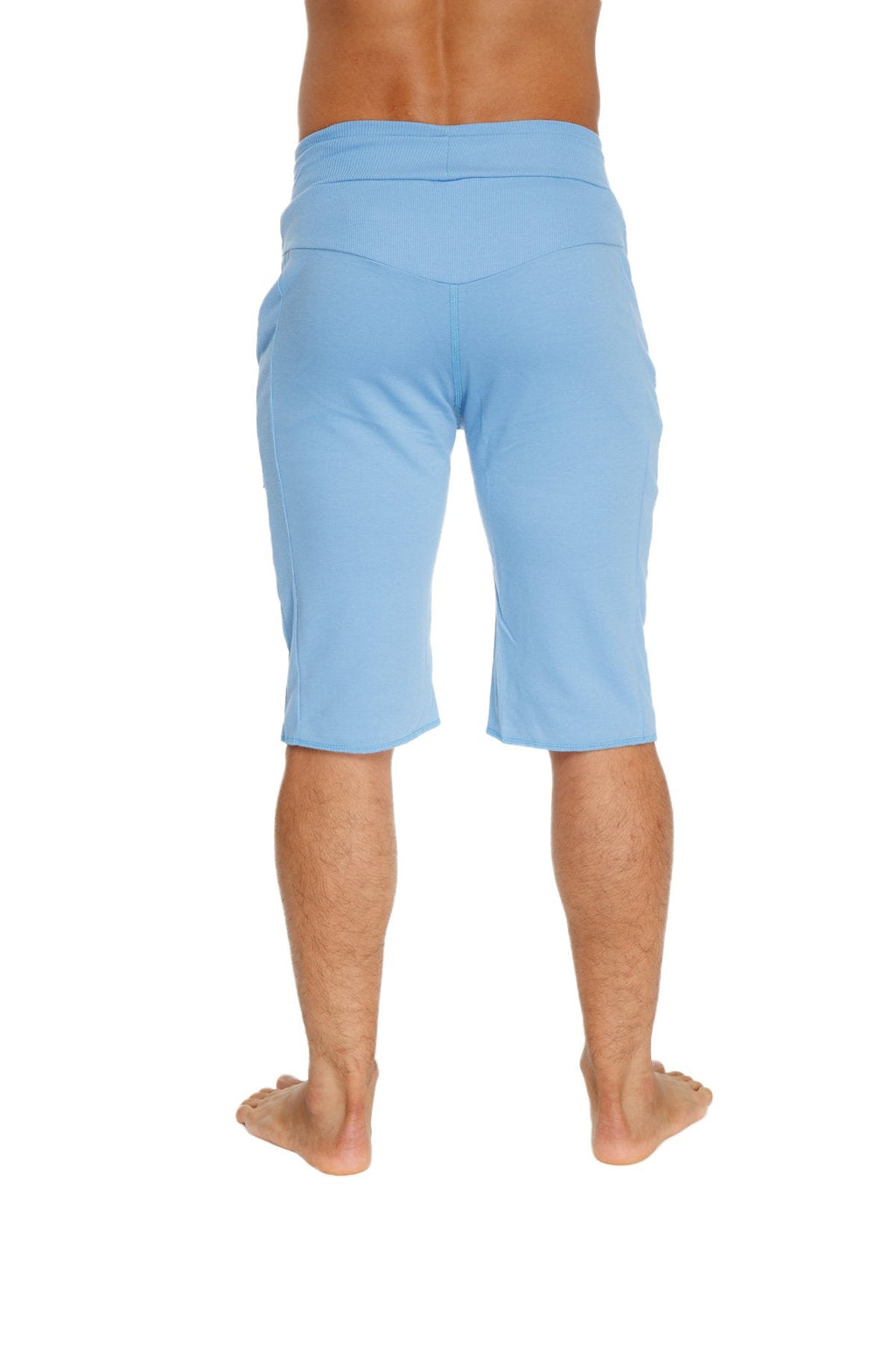 Eco-Track Yoga Shorts – Ice Blue