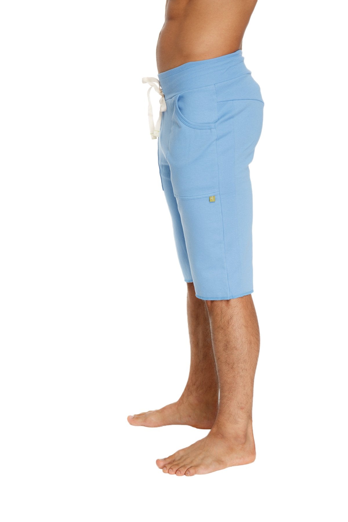 Eco-Track Yoga Shorts – Ice Blue