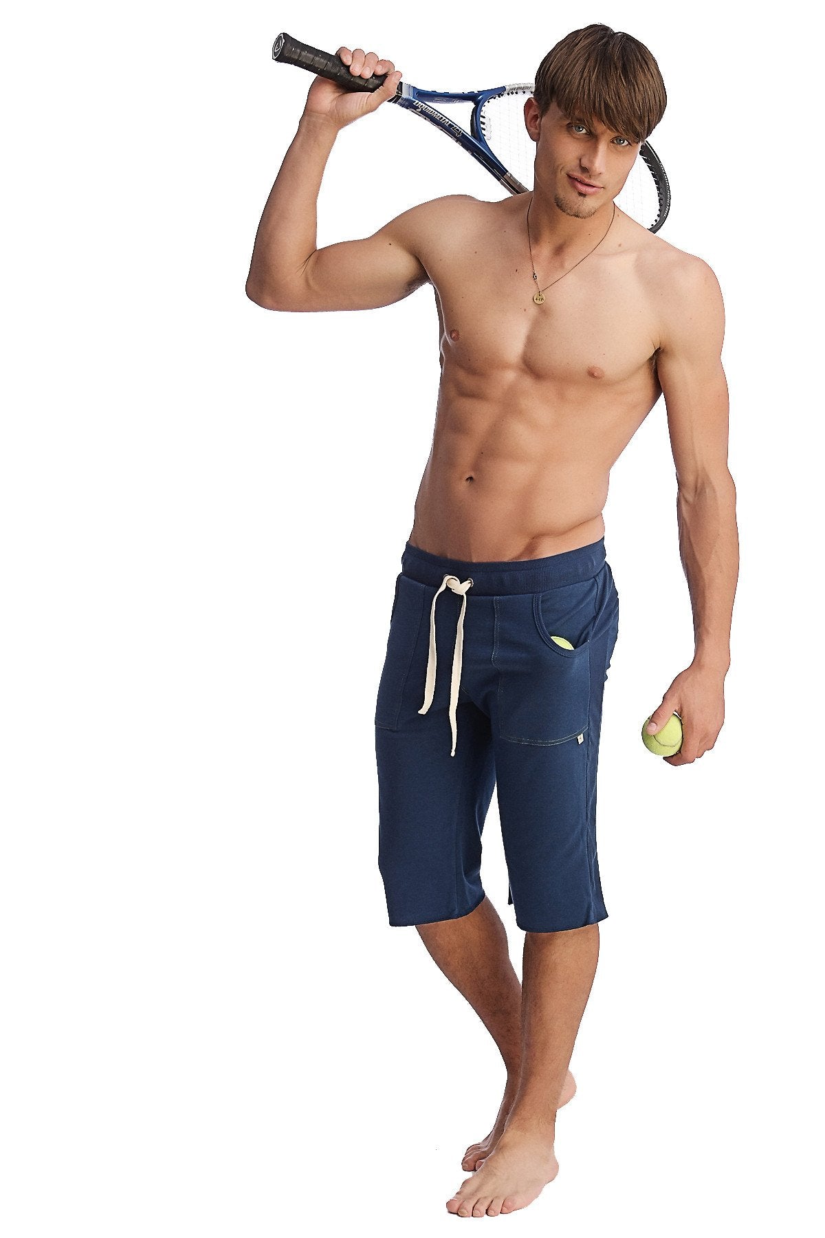 Eco-Track Yoga Shorts – Royal Blue