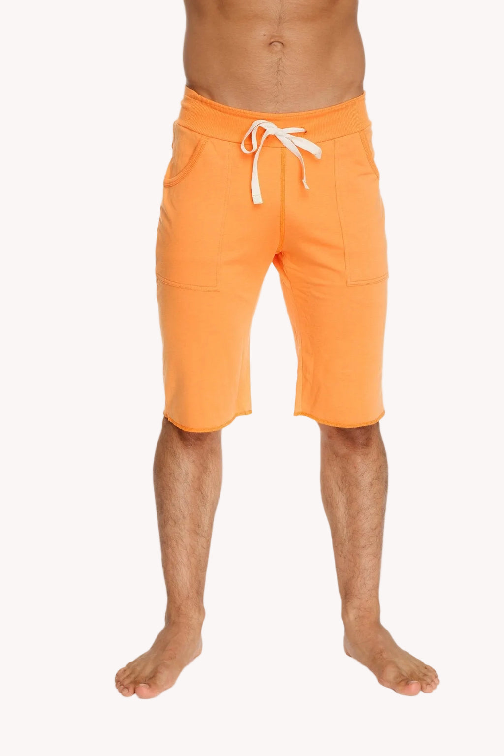 Eco-Track Yoga Shorts – Sun Orange