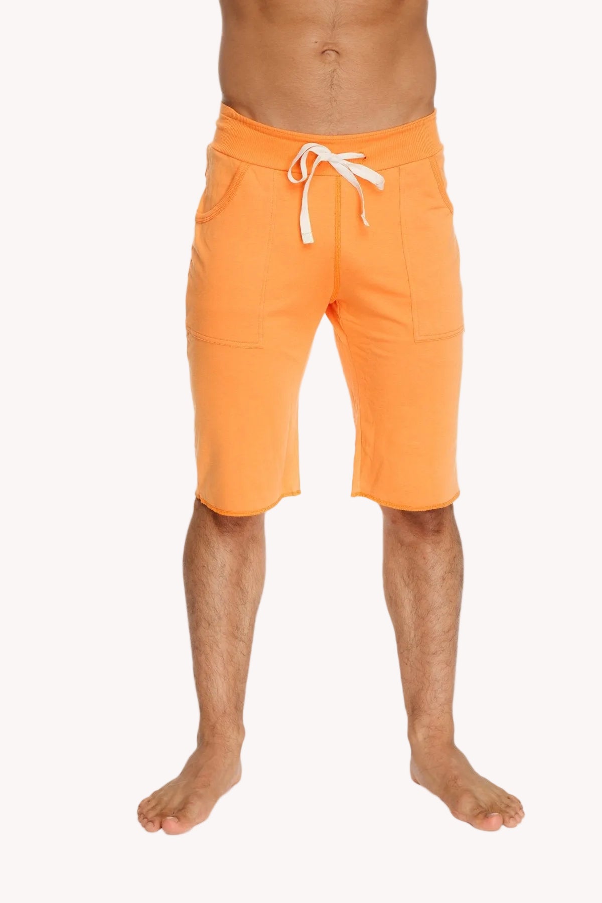 Eco-Track Yoga Shorts – Sun Orange