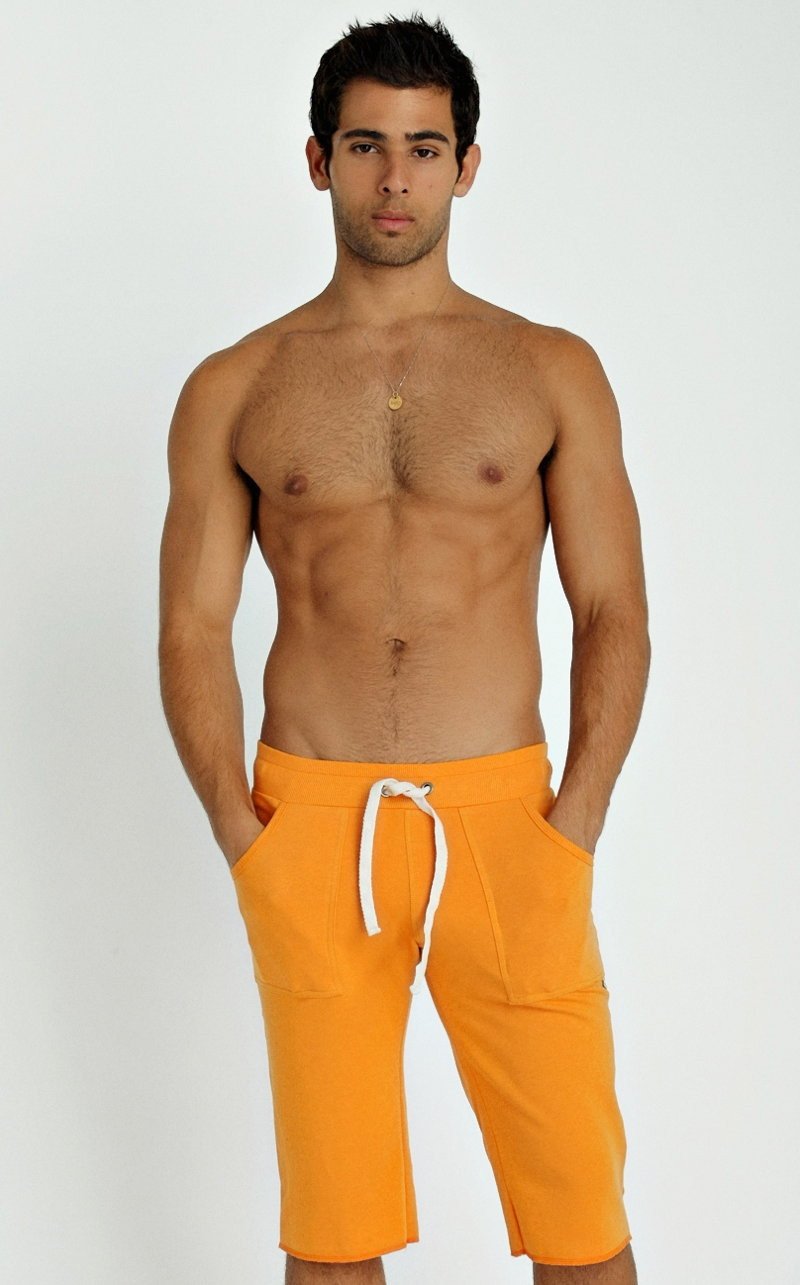 Eco-Track Yoga Shorts – Sun Orange