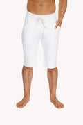 Eco-Track Yoga Shorts – White