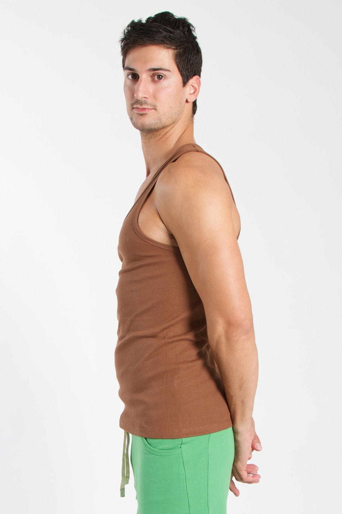 Edge Sustain Rib Tank – Chocolate