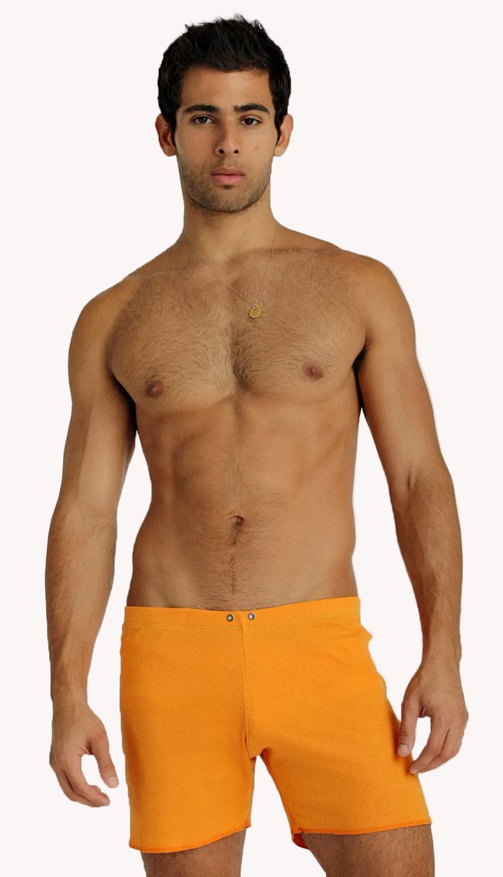 Fusion Rib Yoga Shorts – Sun Orange