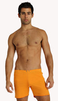 Fusion Rib Yoga Shorts – Sun Orange