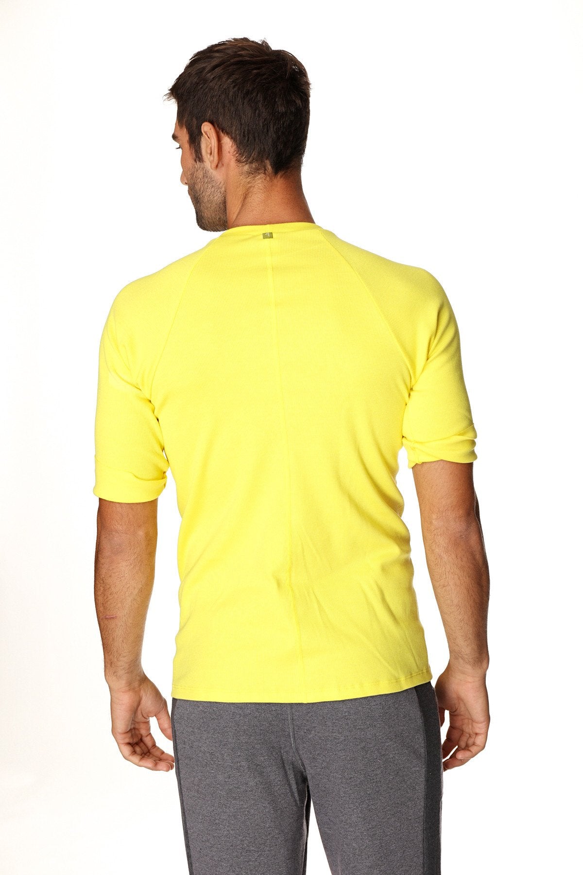Hybrid Raglan Crew-Neck Tee – Yellow