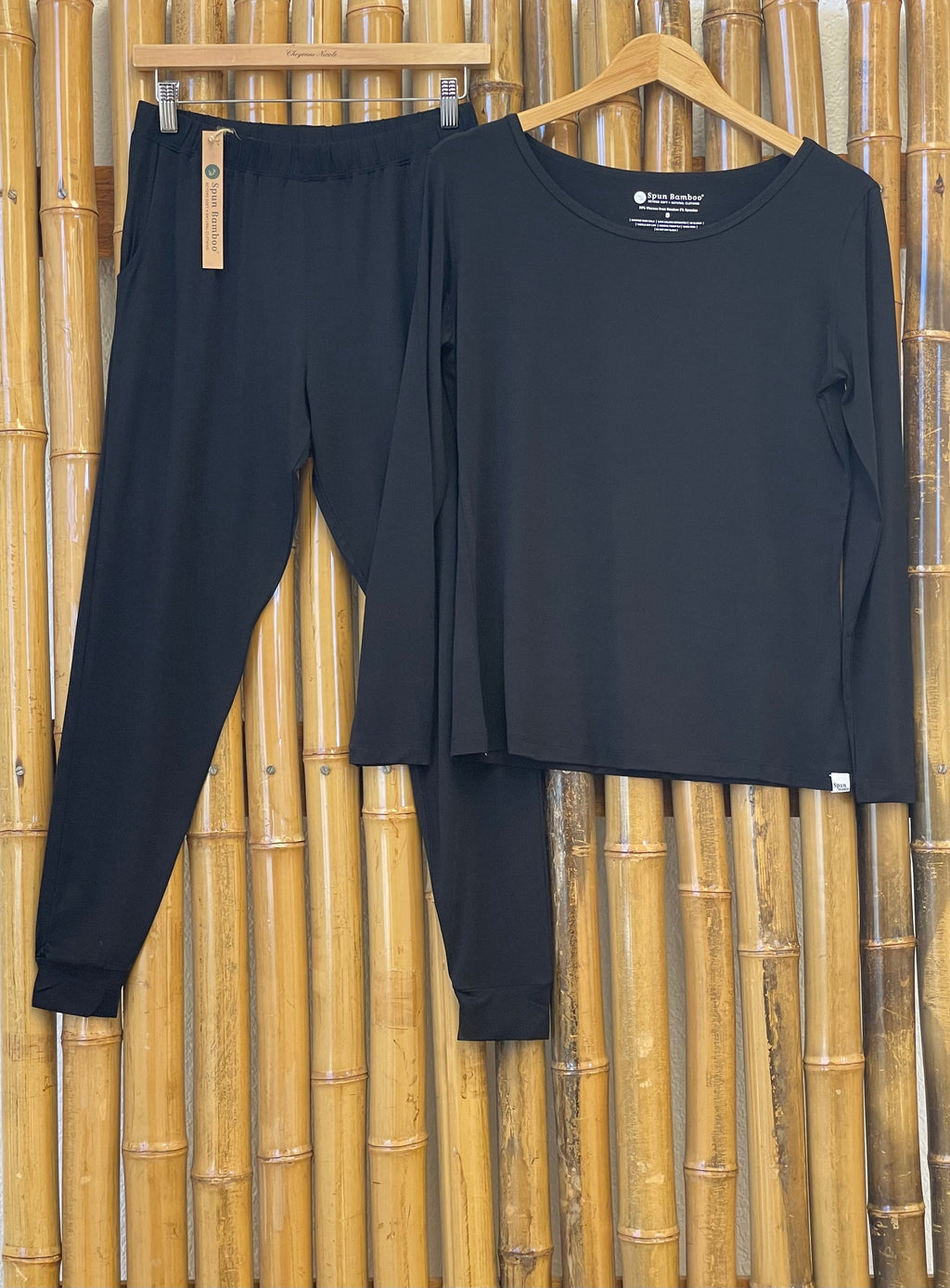 Bamboo Lounge Set – Long Sleeve Tee & Joggers