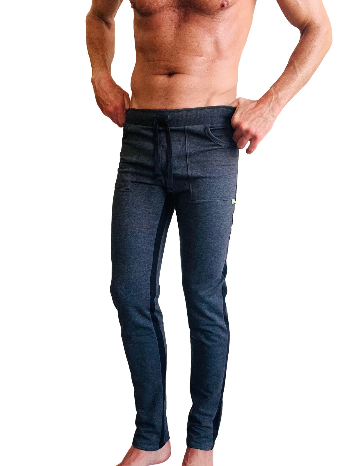 Eco-Track Yoga Sweatpants – Charcoal/Black