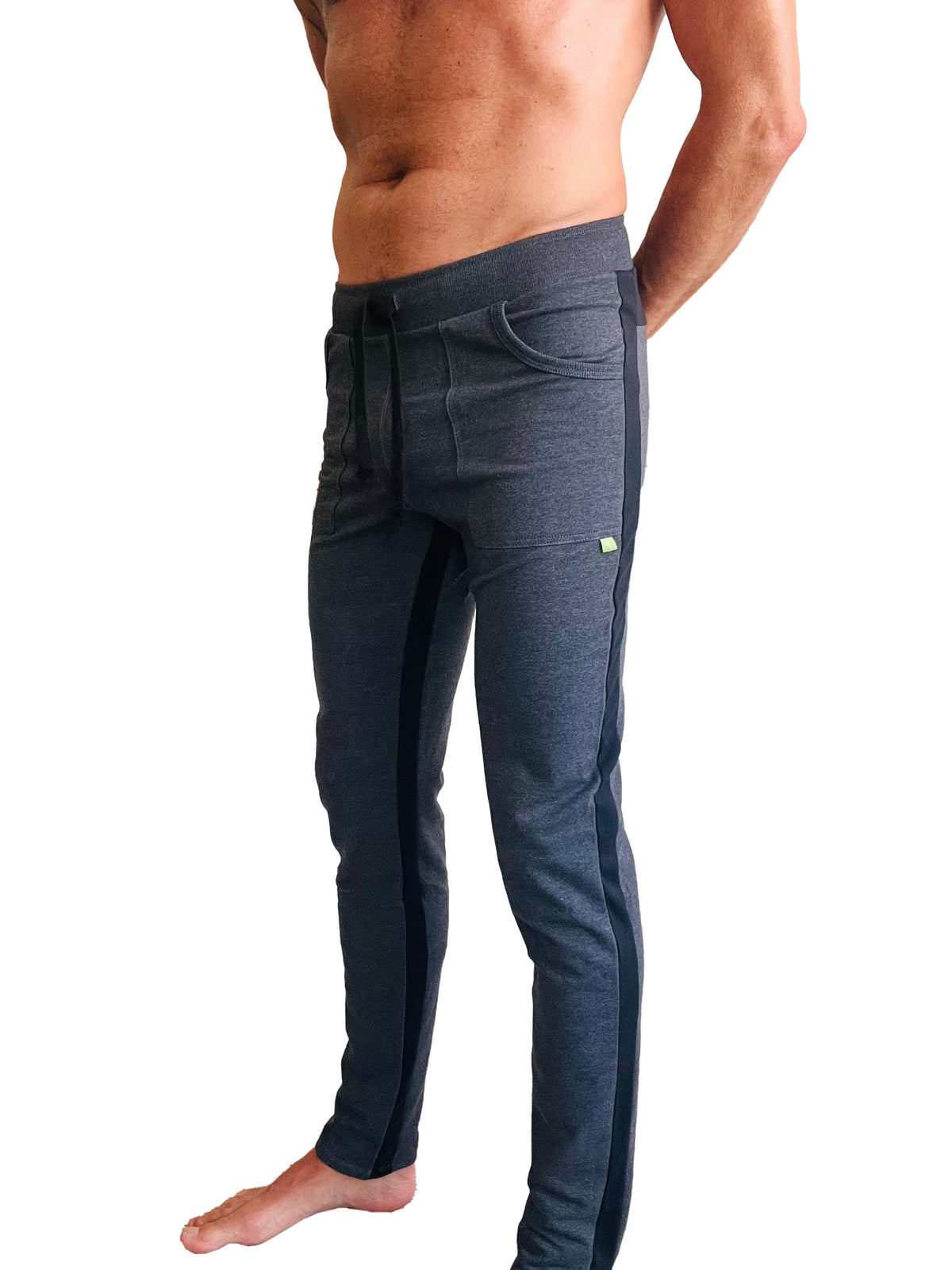 Eco-Track Yoga Sweatpants – Charcoal/Black