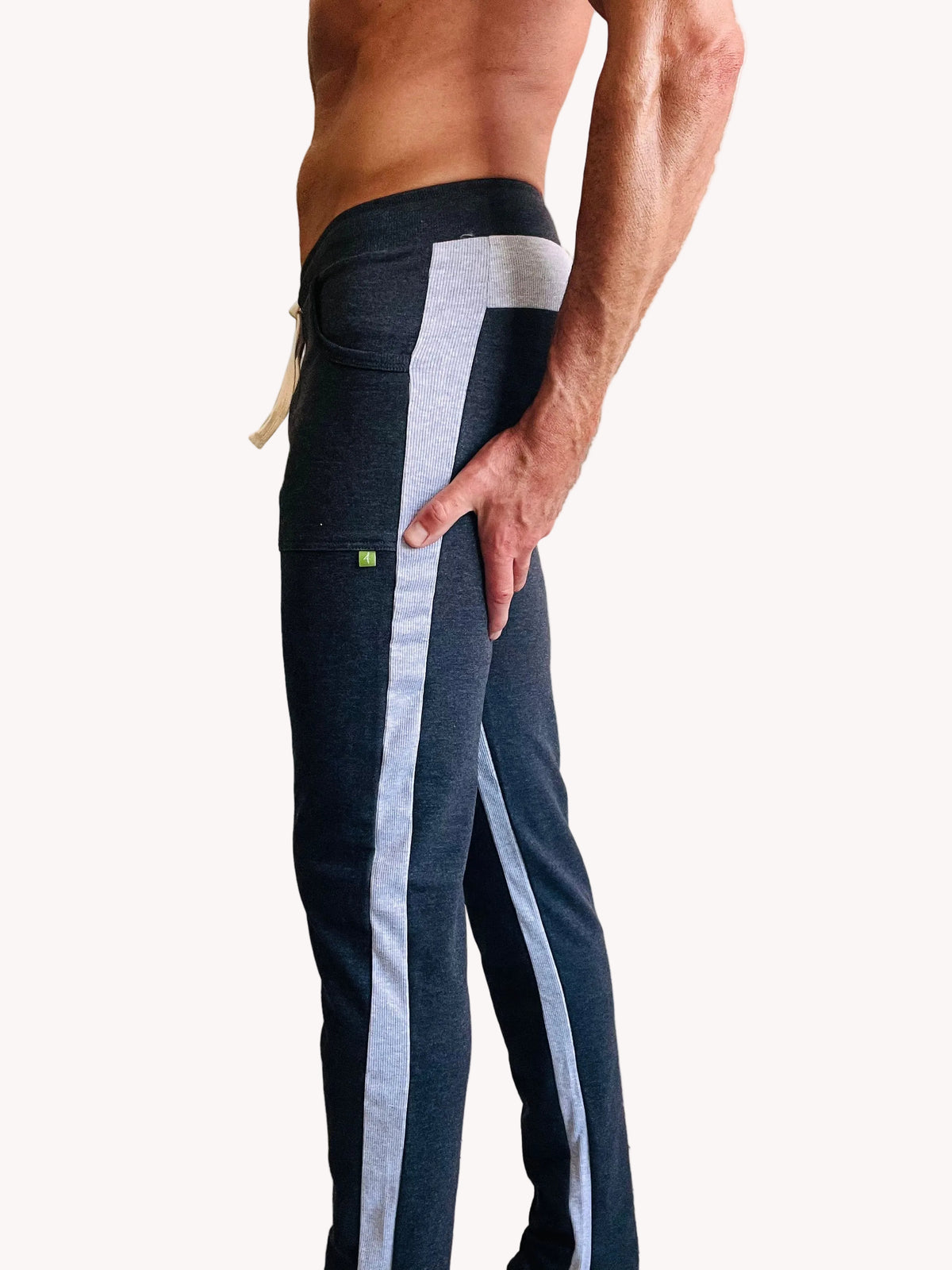 Eco-Track Yoga Sweatpants – Charcoal/Grey