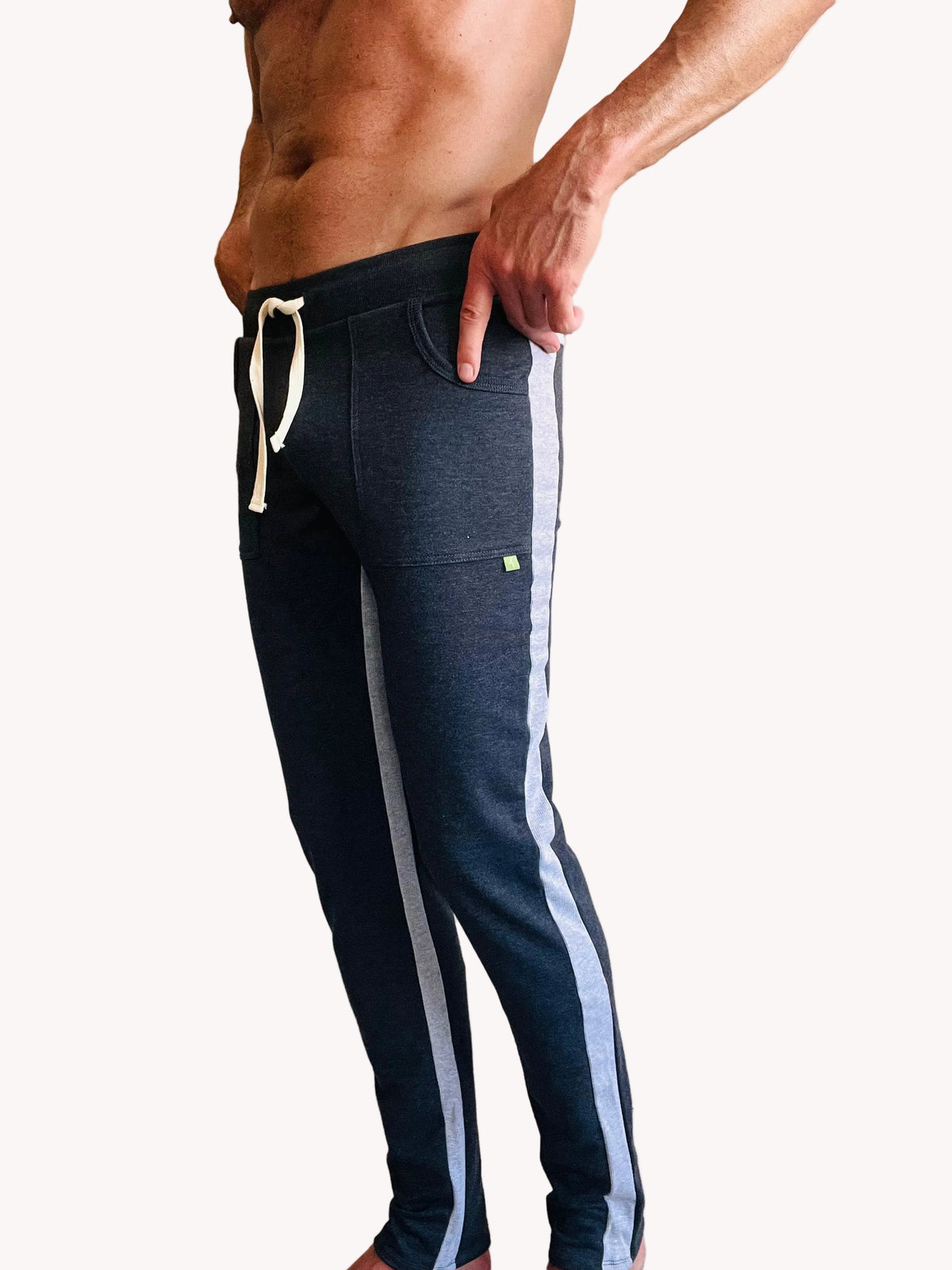 Eco-Track Yoga Sweatpants – Charcoal/Grey