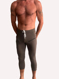 4/5 Zip-Pocket Capri Yoga Pants – Army Green