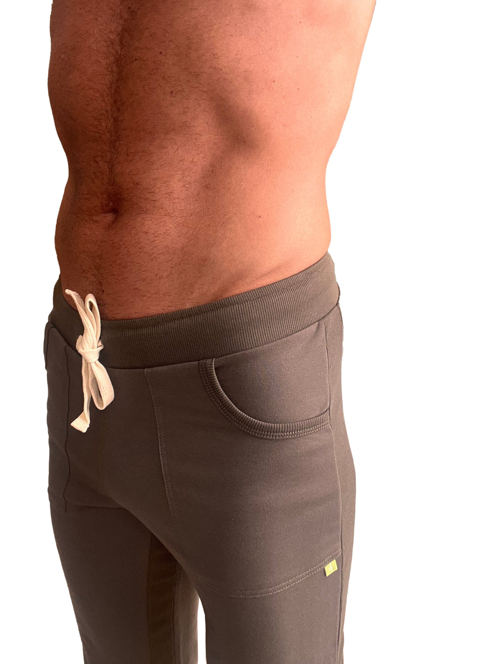 Eco-Track Yoga Sweatpants – Army Green