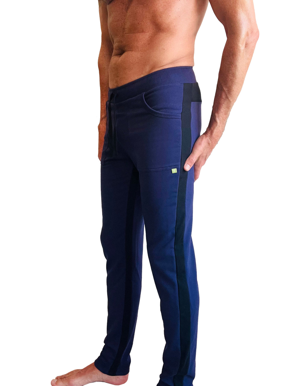 Eco-Track Yoga Sweatpants – Eggplant/Black