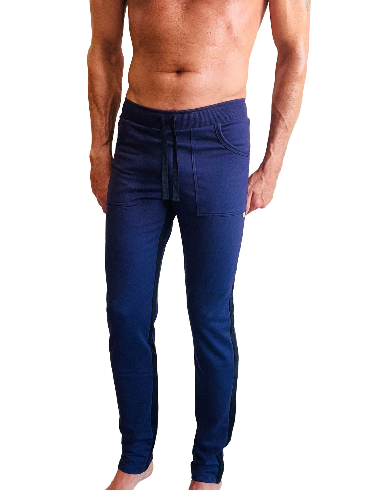Eco-Track Yoga Sweatpants – Eggplant/Black