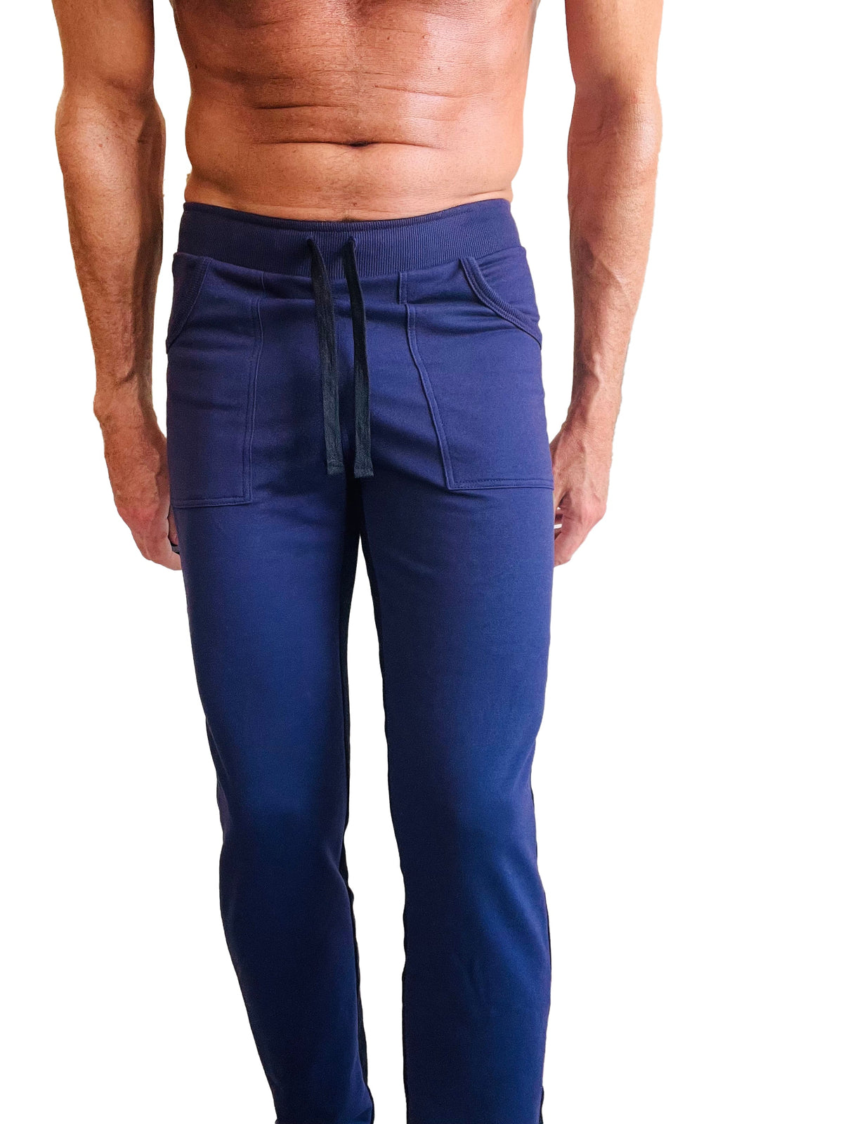 Eco-Track Yoga Sweatpants – Eggplant/Black