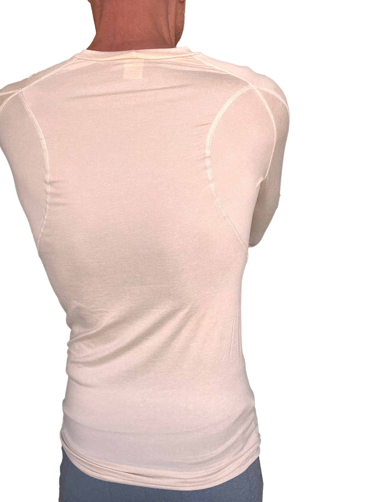 Designer Raglan Long Sleeve Tee – Sand Beige