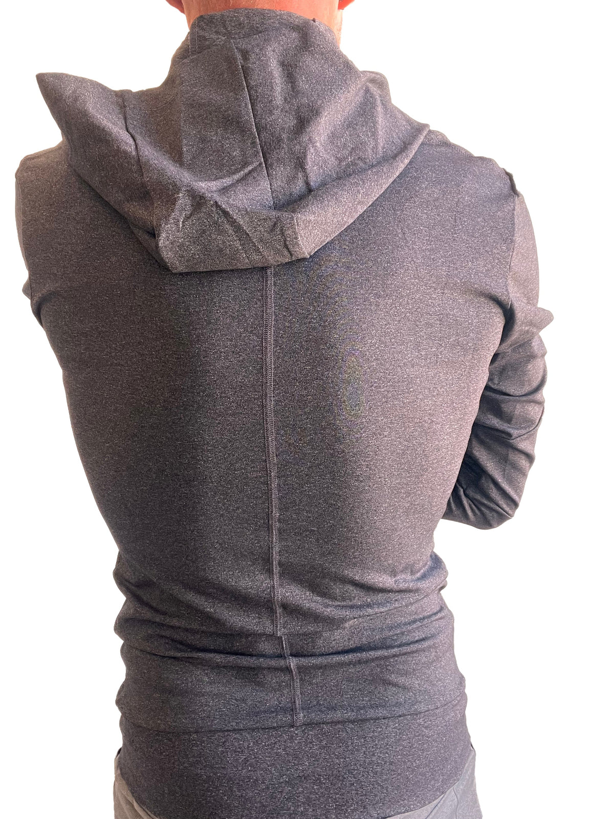 Performance Crossover Zip Hoodie – Charcoal Heather