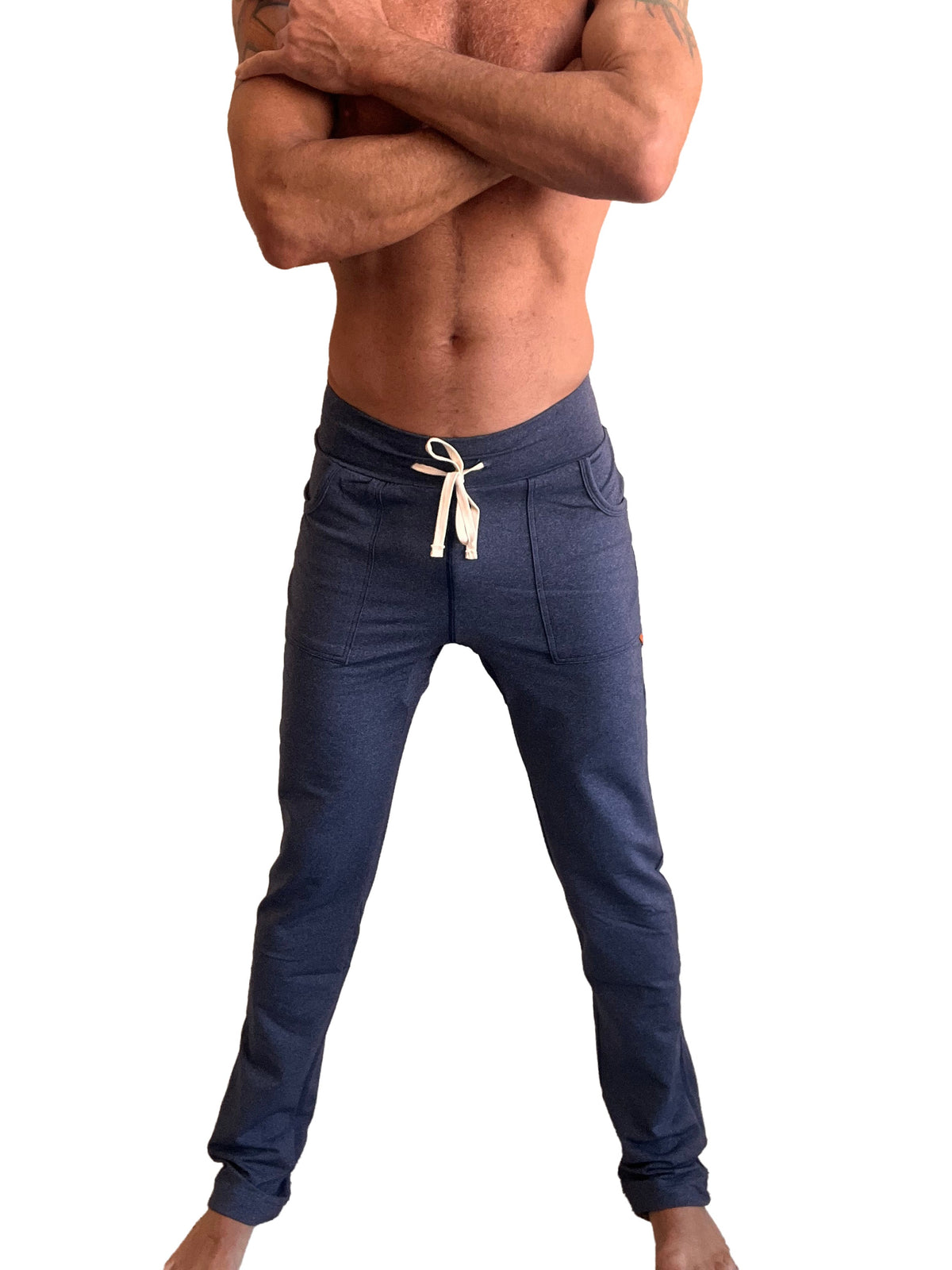 Performance Track & Lounge Sweatpants – Navy Blue Heather