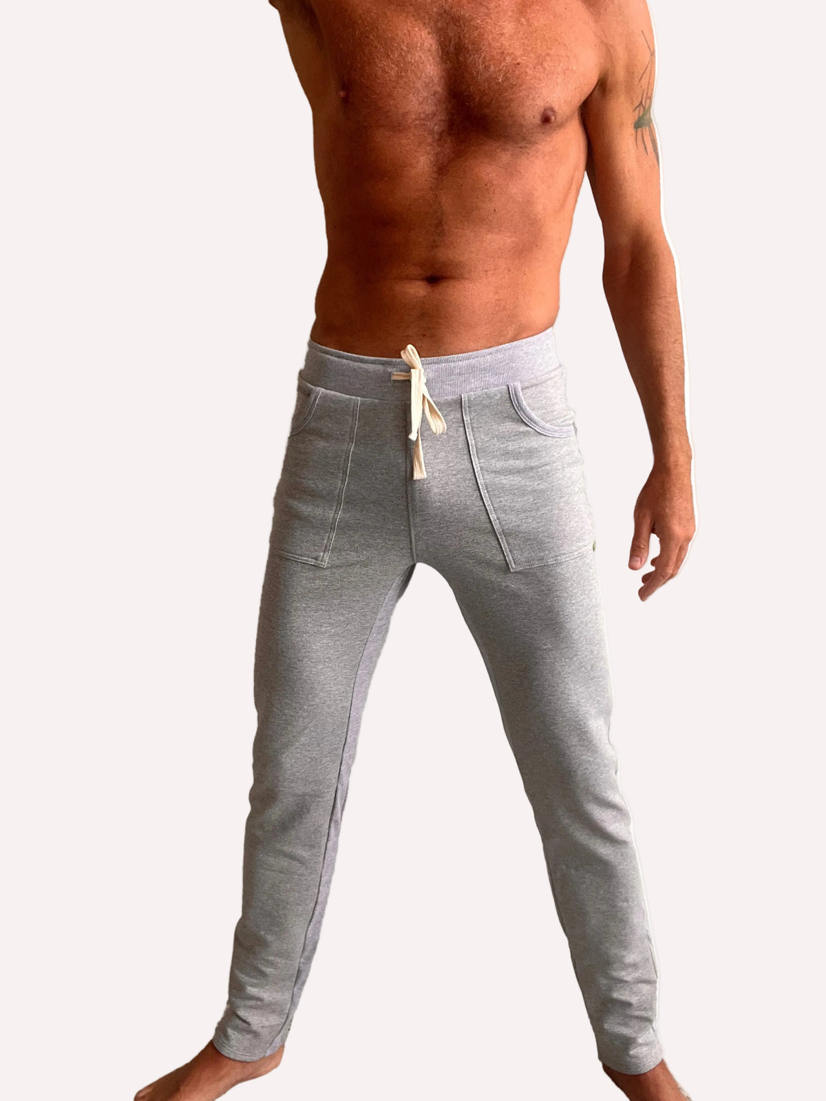 Mid-Weight Fleece Track & Lounge Sweatpants – Heather Grey