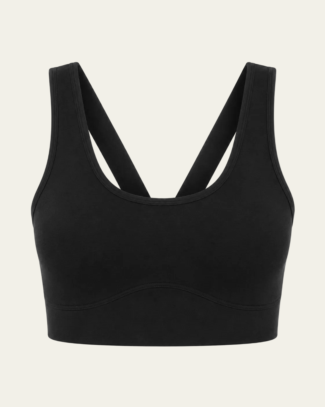 Reagan Organic Cotton Racerback Sports Bra