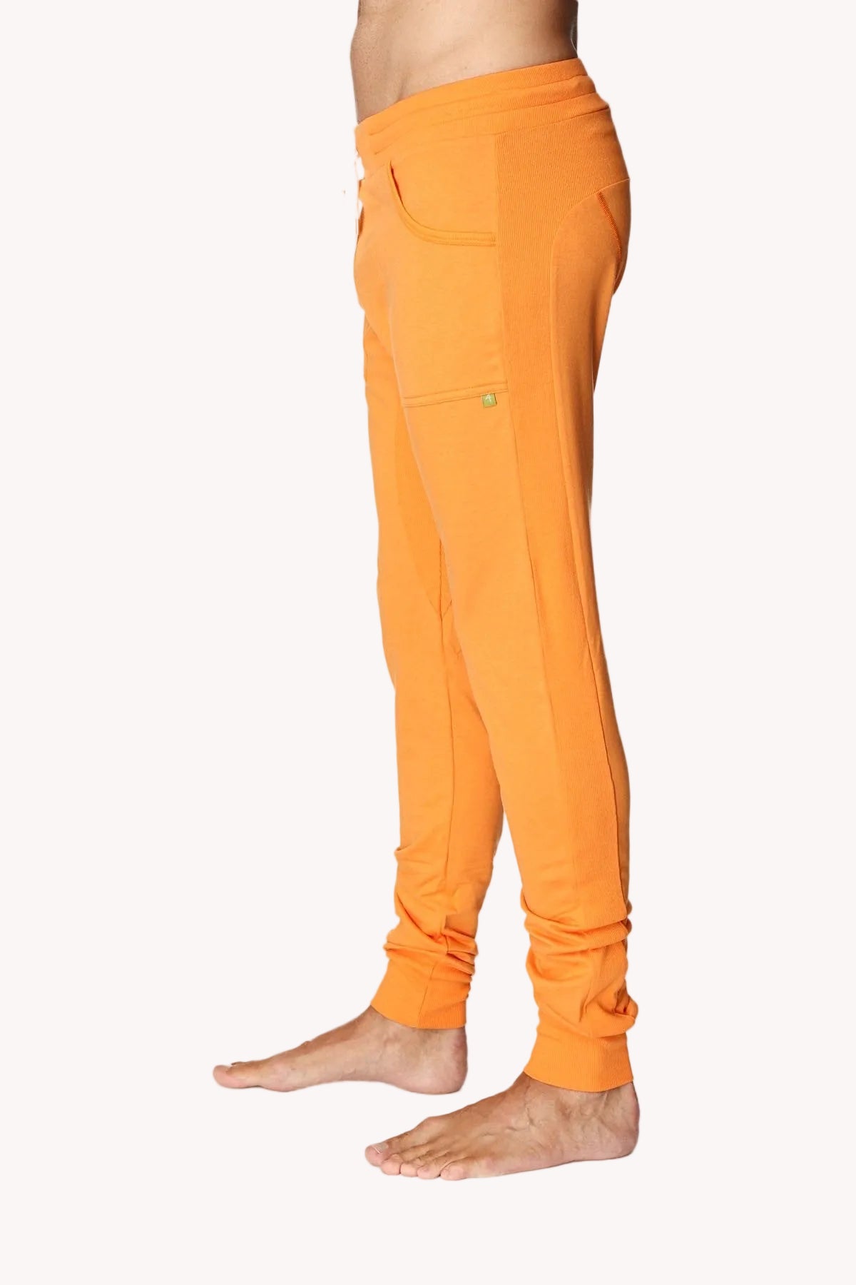 Long Cuffed Yoga Joggers – Sun Orange
