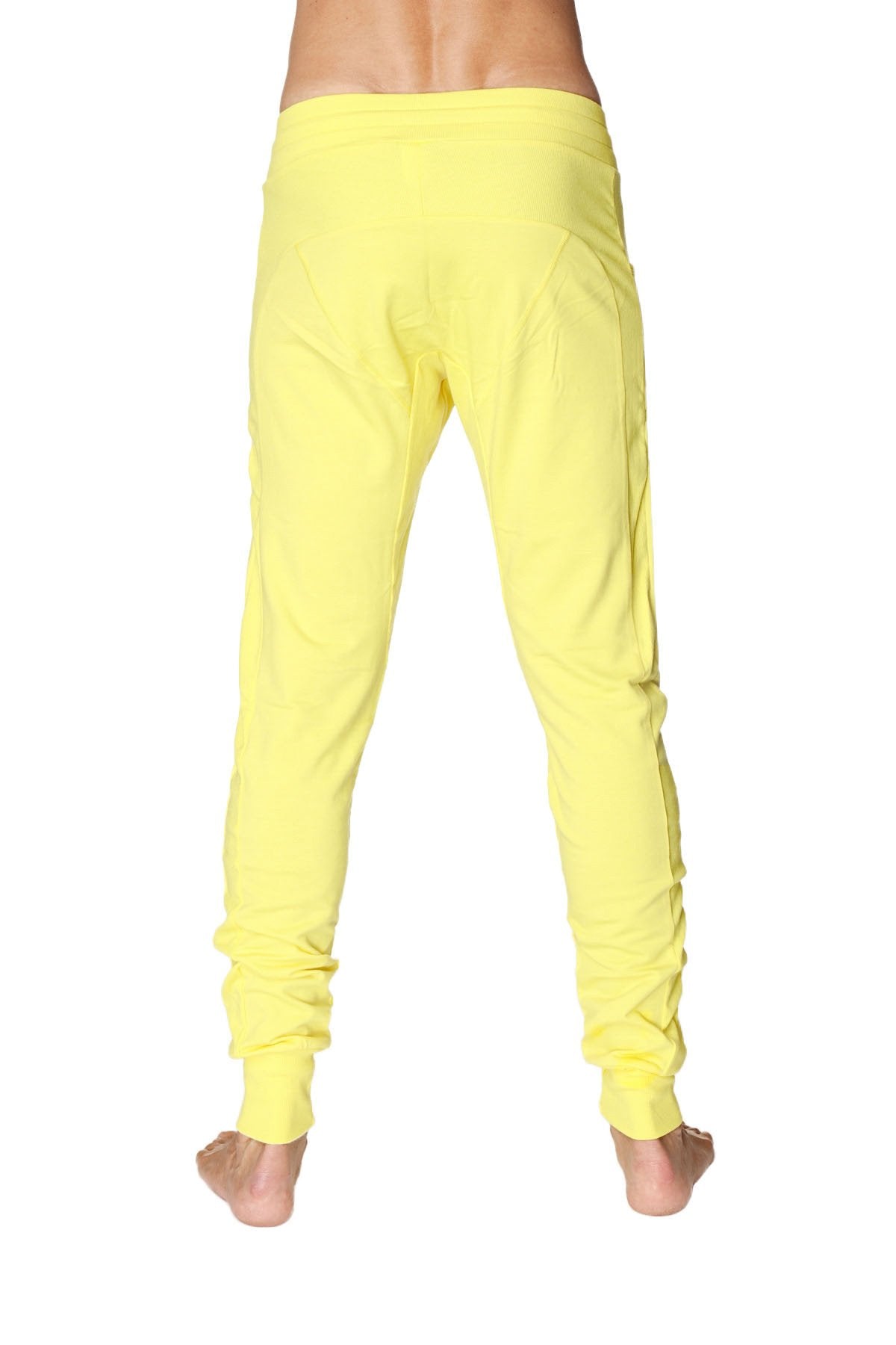 Long Cuffed Yoga Joggers – Tropic Yellow