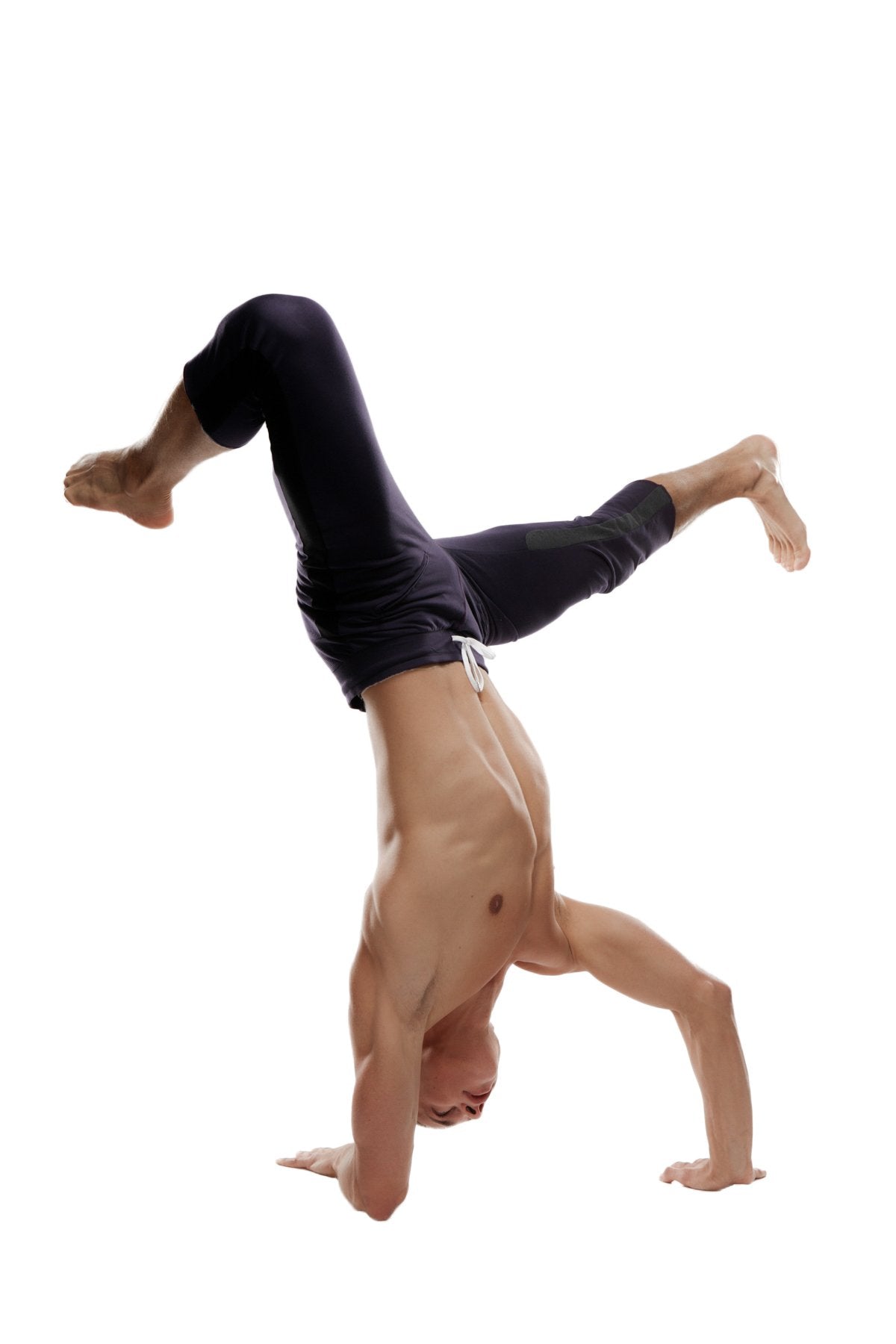 4/5 Zip-Pocket Capri Yoga Pants – Eggplant