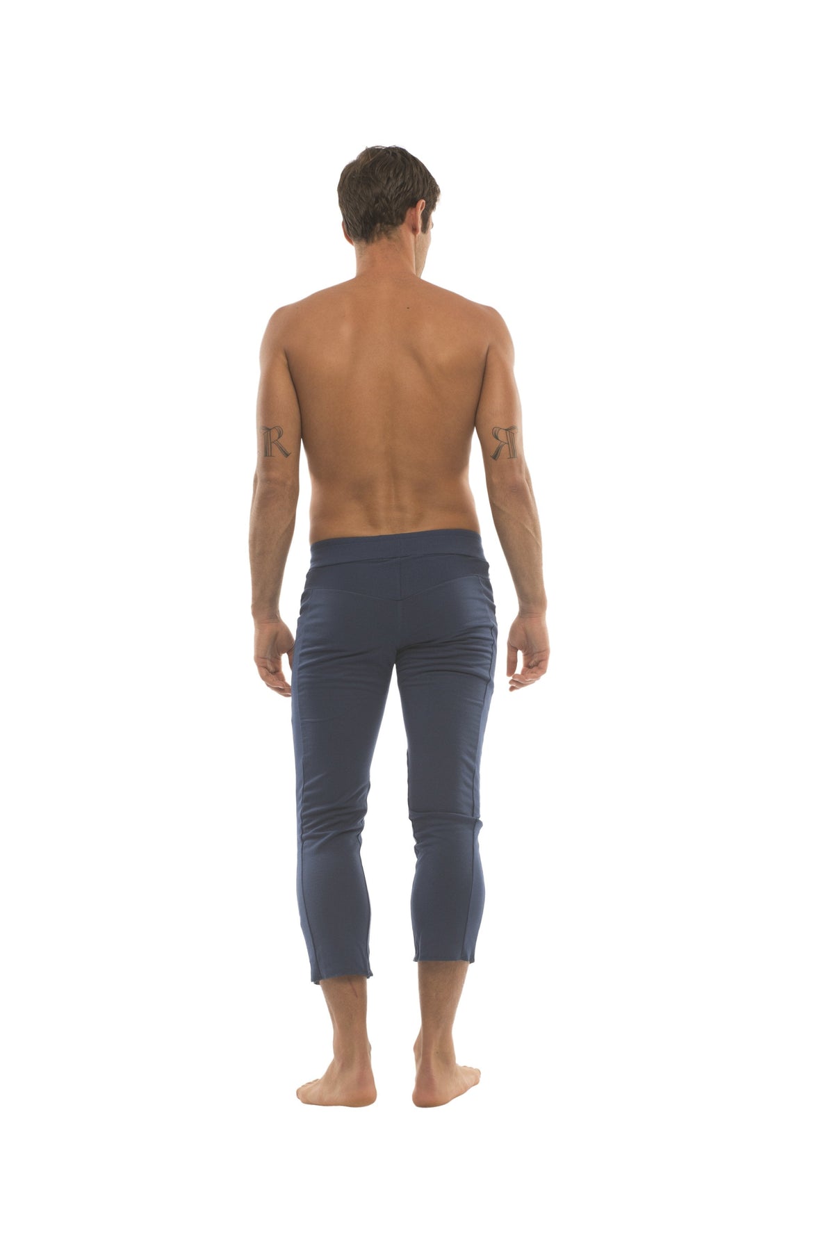 4/5 Zip-Pocket Capri Yoga Pants – Royal Blue