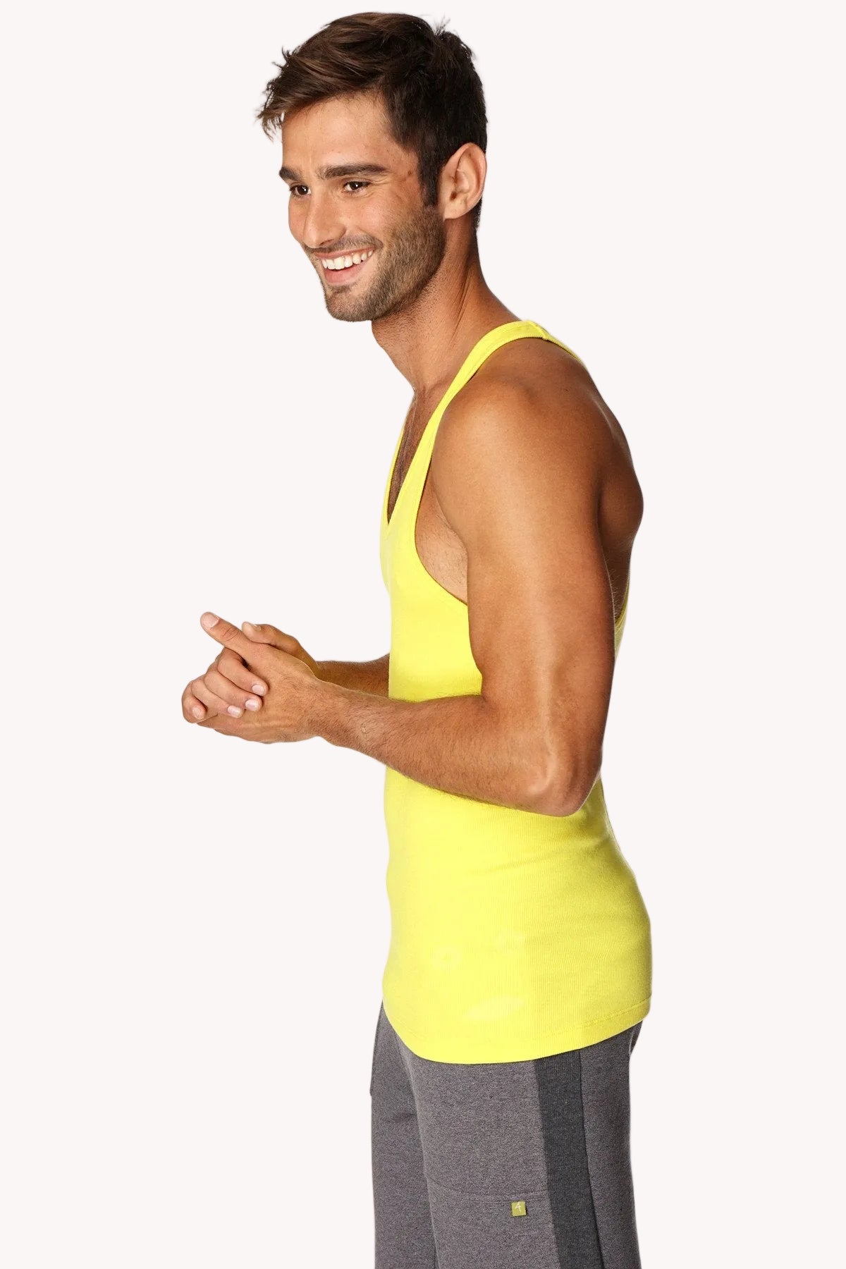 Racerback Yoga Tank – Tropic Yellow