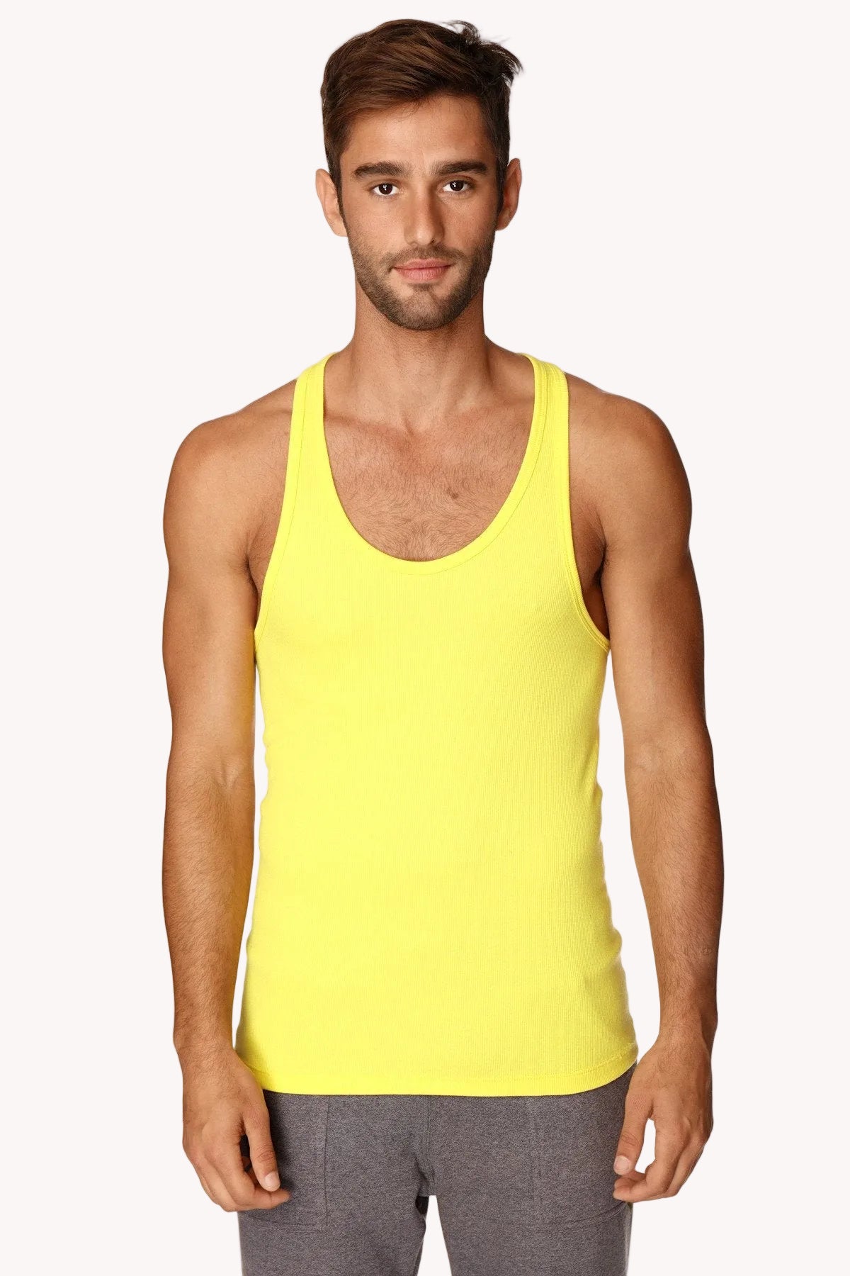 Racerback Yoga Tank – Tropic Yellow