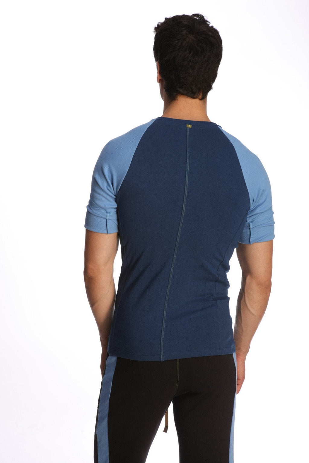 Raglan Virtual Crew-Neck Tee – Royal Blue