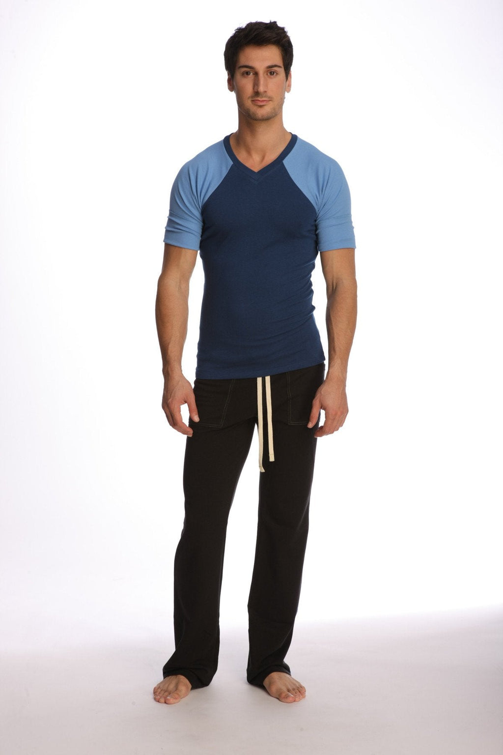 Raglan Virtual Crew-Neck Tee – Royal Blue