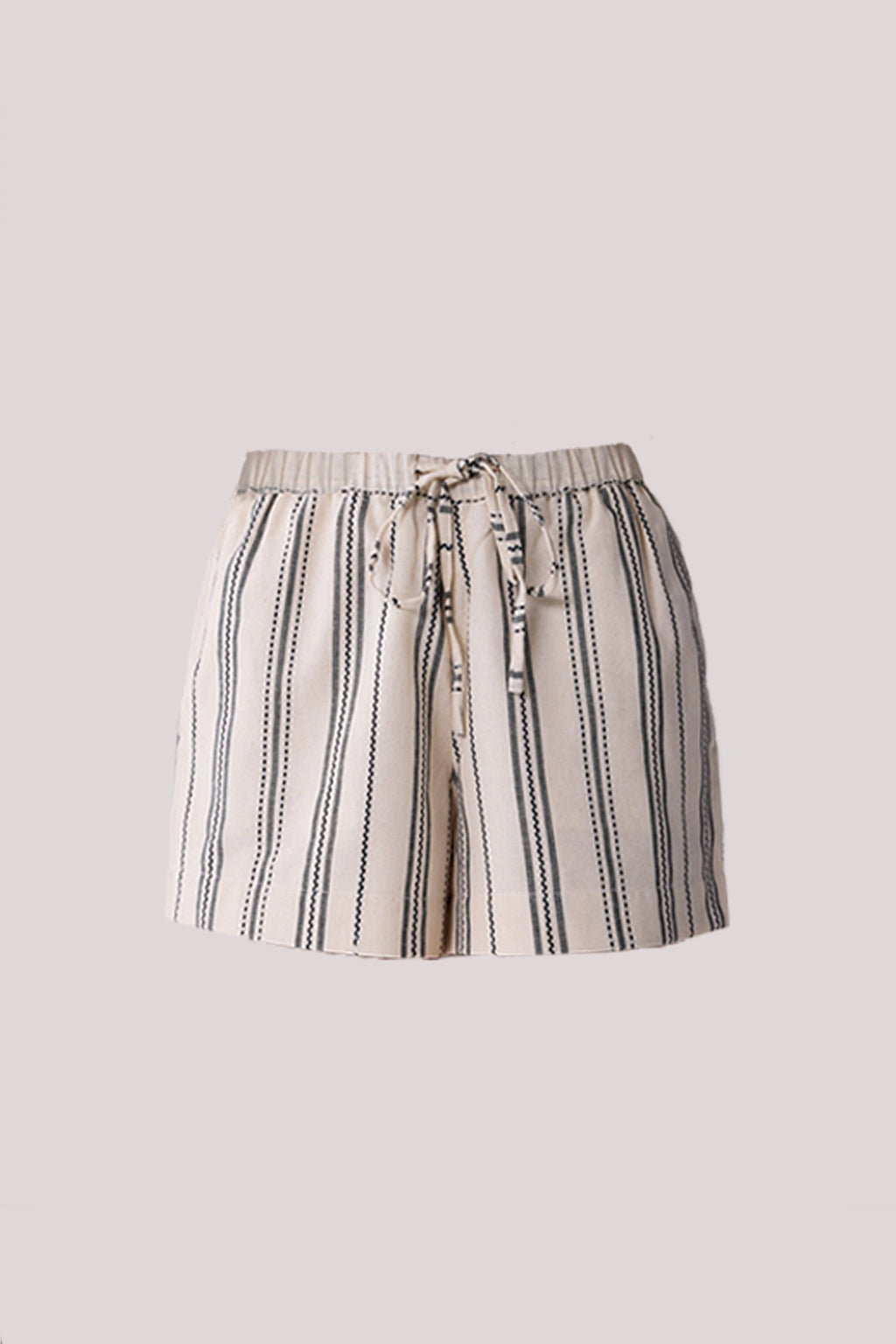 Organic Cotton Drawstring Shorts – Stripes