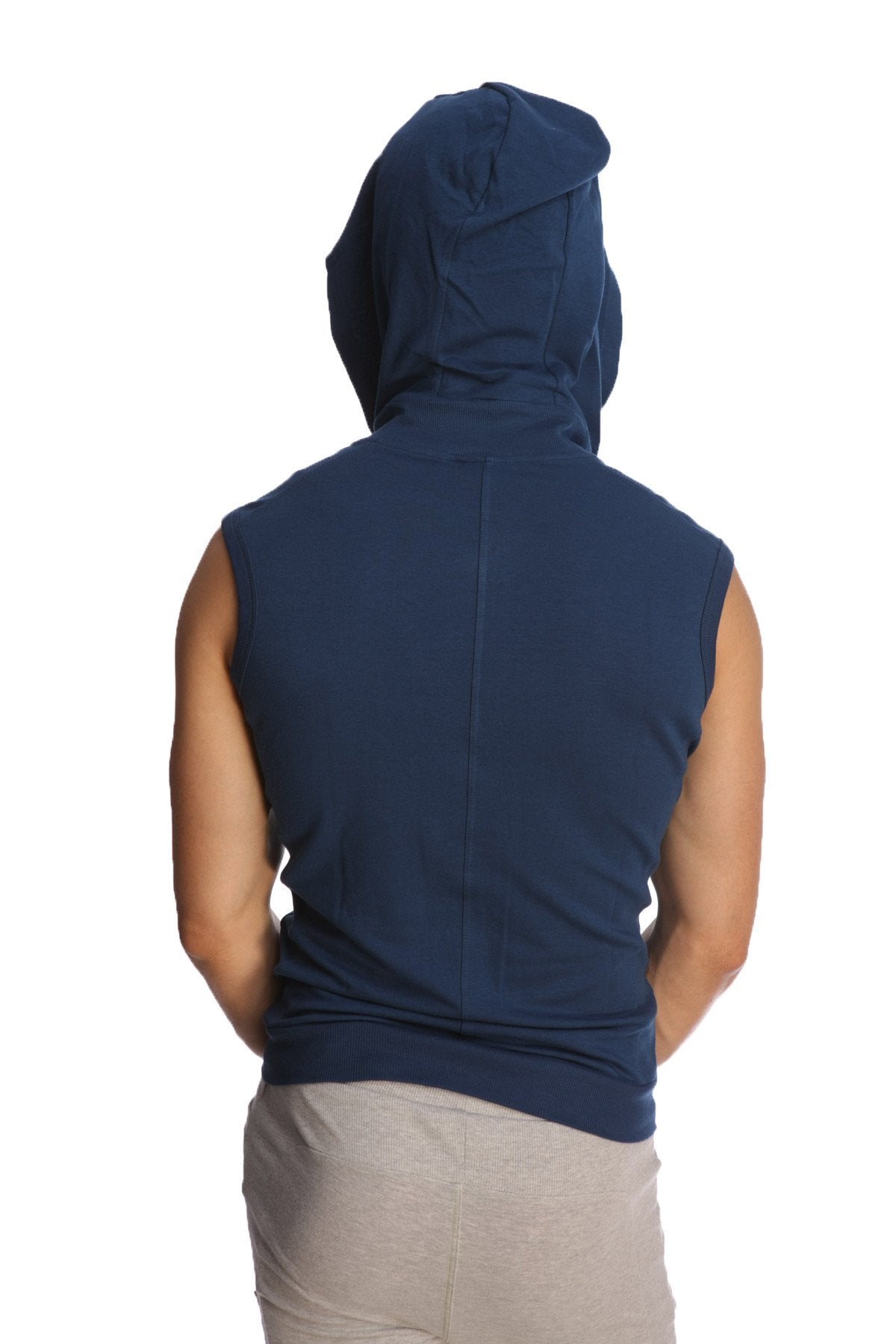 Sleeveless Yoga Hoodie – Royal Blue