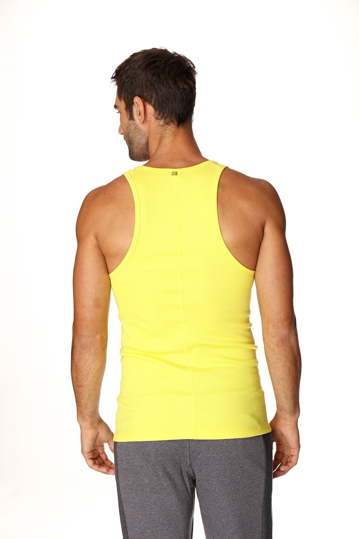 Sustain Rib Tank Top – Tropic Yellow